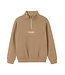 name it Sweater halve rits Cashemere bruin Studio