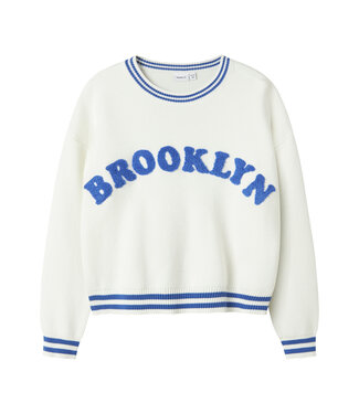 name it Sweater Brooklyn wit blauwe streep