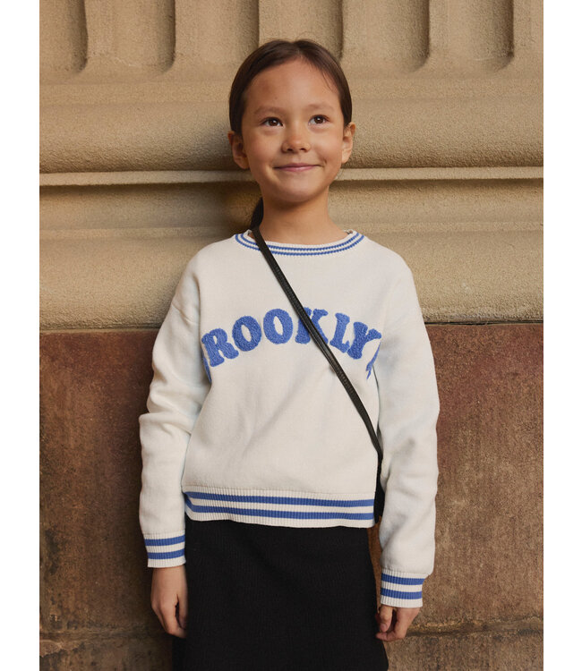 name it Sweater Brooklyn wit blauwe streep