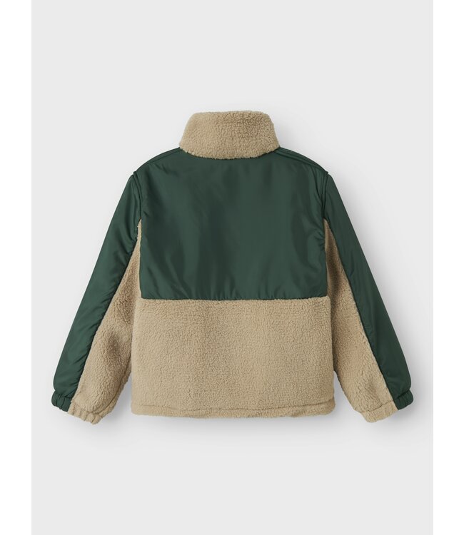 name it Teddy jacket groen Mon