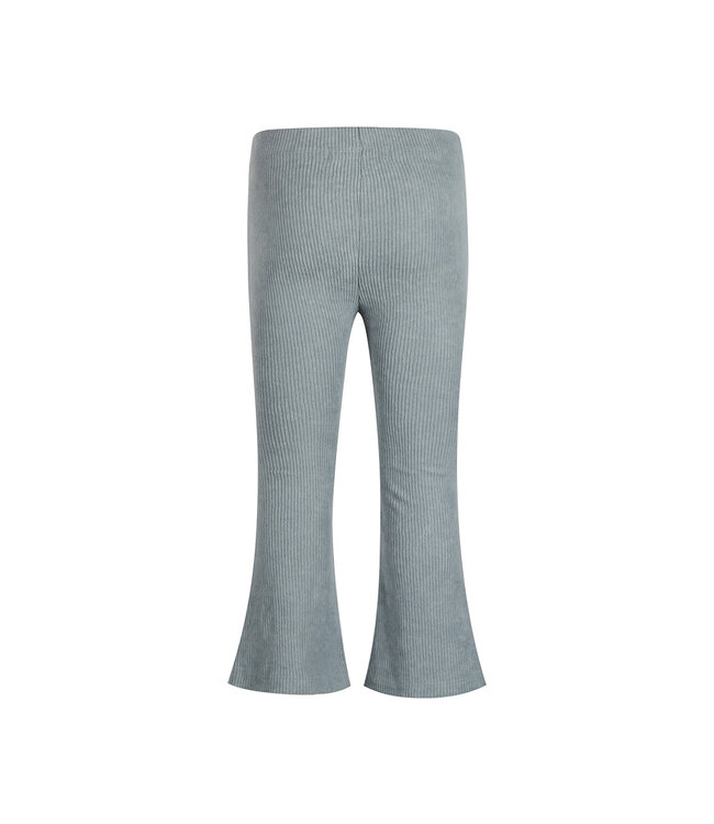 Koko Noko Velours rib broek flared lichtblauw