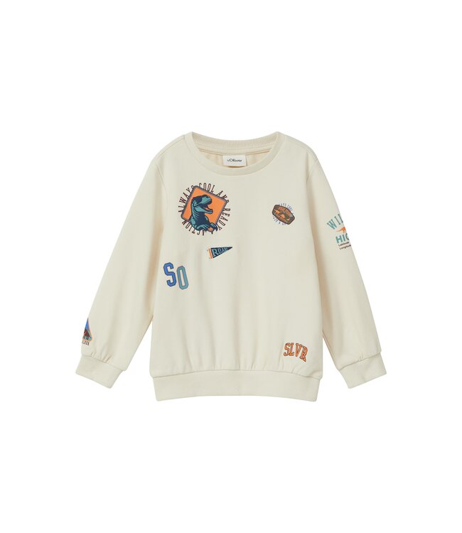 s.Oliver Sweater ecru cool and ready