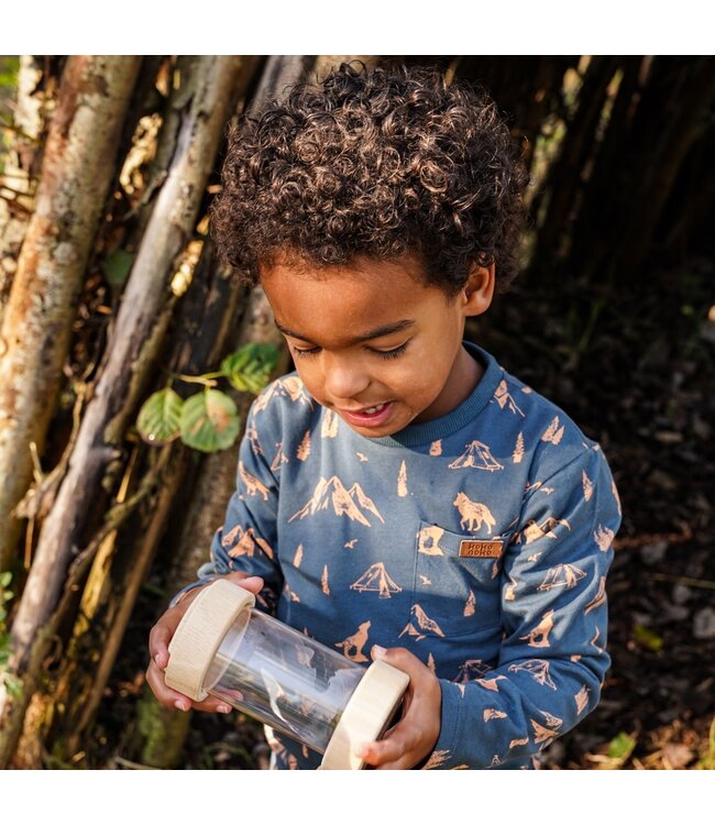 Koko Noko Longsleeve blauw mountains theme