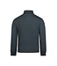 Koko Noko Trui met rits steel blue