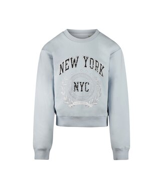 No Way Monday Sweater lichtblauw New York