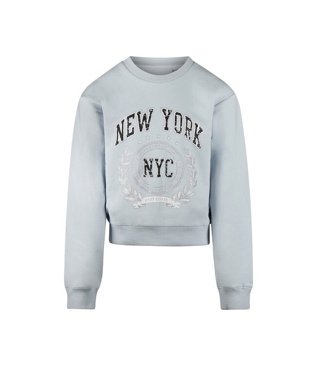 No Way Monday Sweater lichtblauw New York