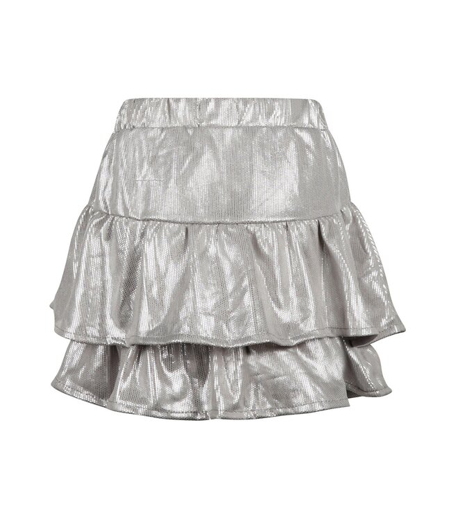 No Way Monday Zilveren laagjes rok