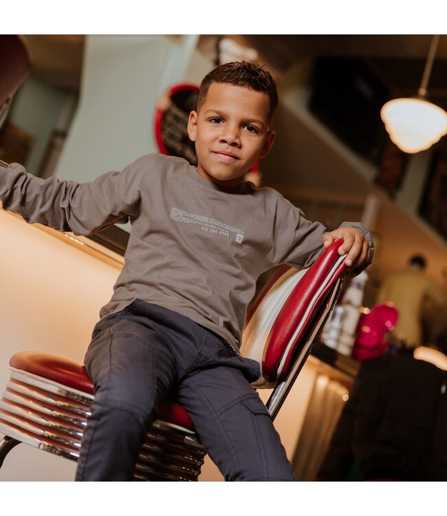 No Way Monday Longsleeve taupe get the geer