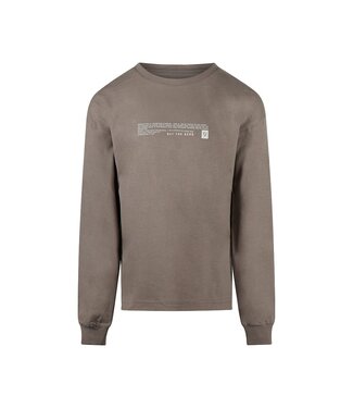 No Way Monday Longsleeve taupe get the geer