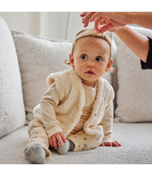 Dirkje Zacht bontje ecru mini