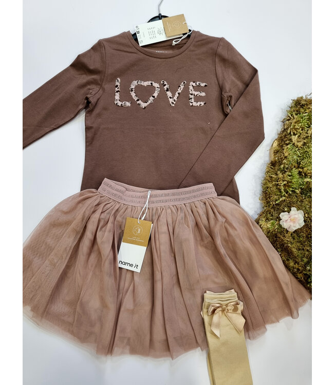 name it Tulle rok oudroze