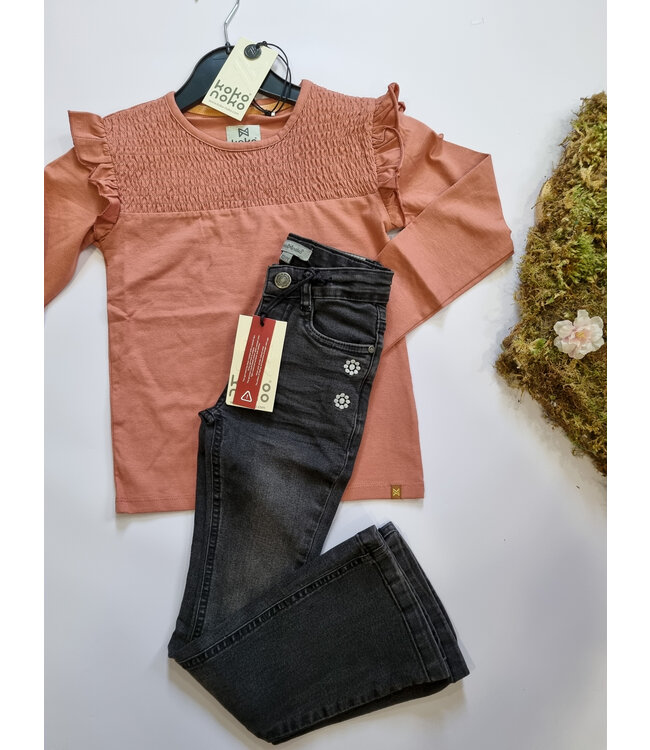 Koko Noko Longsleeve oudroze frilled