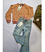 Koko Noko Sweater oudroze bloemetjes