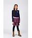 B-Nosy Jurk donkerblauw Daphné multicolor stripes