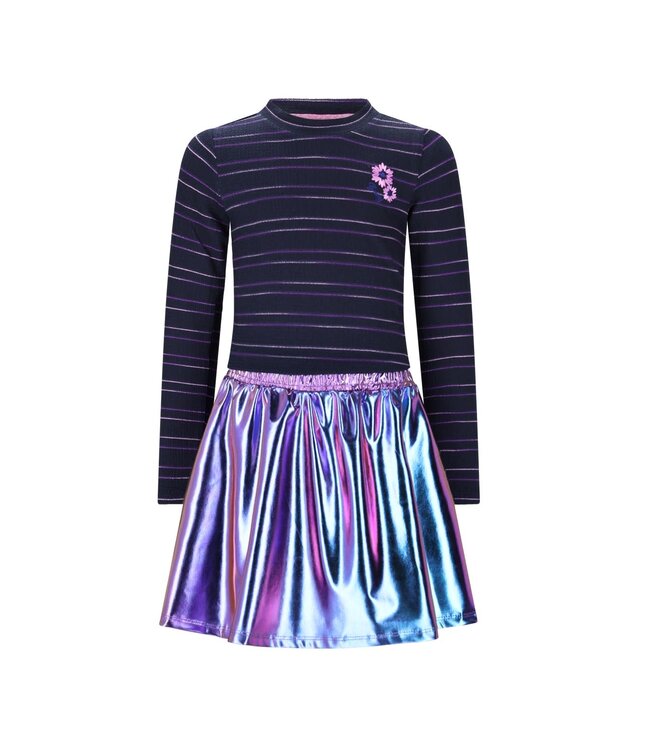 B-Nosy Jurk Donia metallic rok