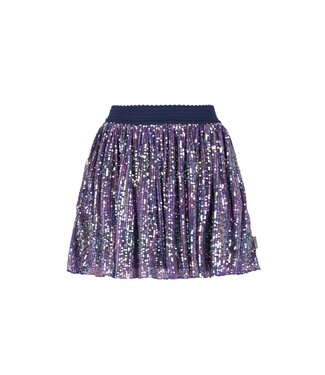B-Nosy Glitter rok River metallic lila-blauw