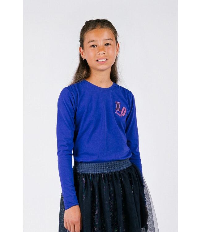 B-Nosy Longsleeve kobalt blauw Tiara