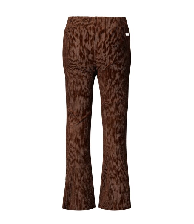 B-Nosy Velours broek donkerbruin Puck