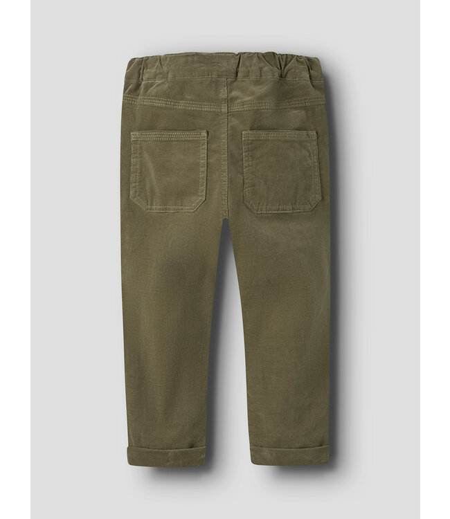name it Zachte velours broek Ben Khaki