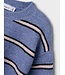 name it Knit gestreept blauw roze Folenska