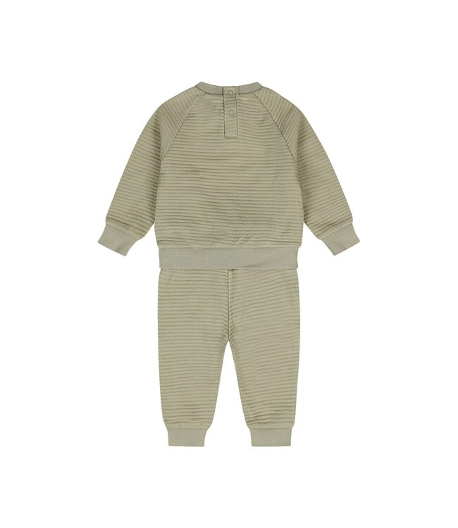 Dirkje Set jog suit mint groen ribbles