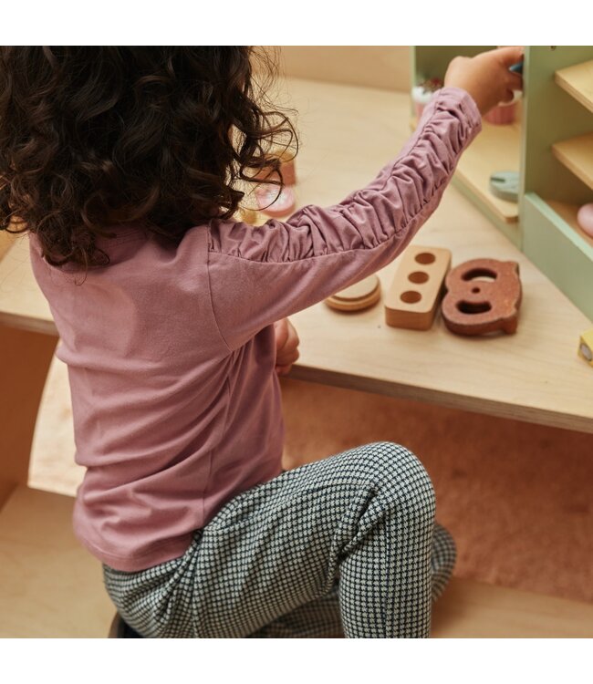 Dirkje Broek karro frilled girls