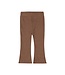 Dirkje Velours bootcut broek bruin