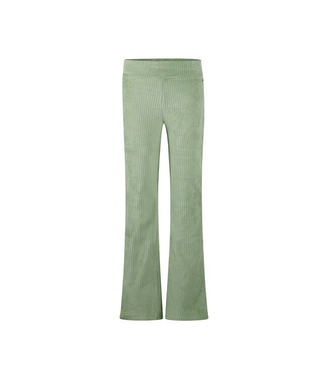 No Way Monday Rib velours flaired broek mint