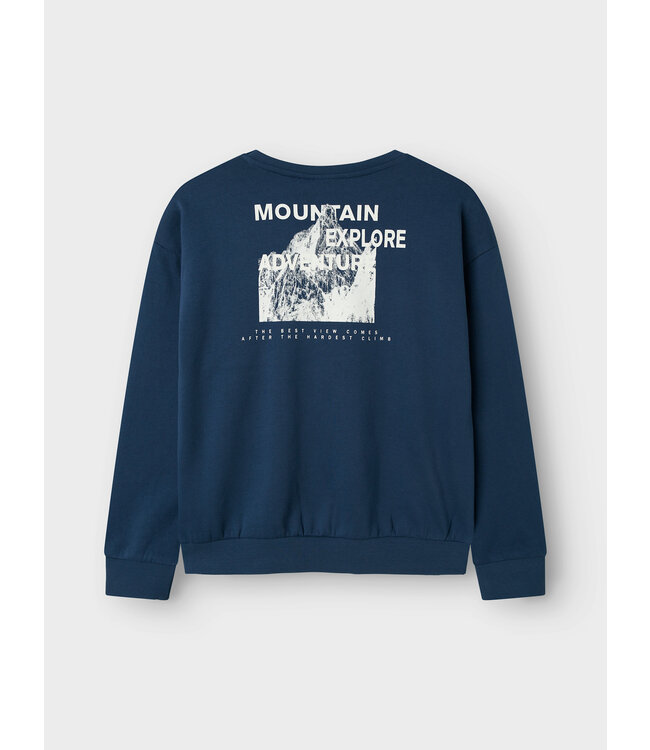 name it Sweater donkerblauw Mountain adventure Morville