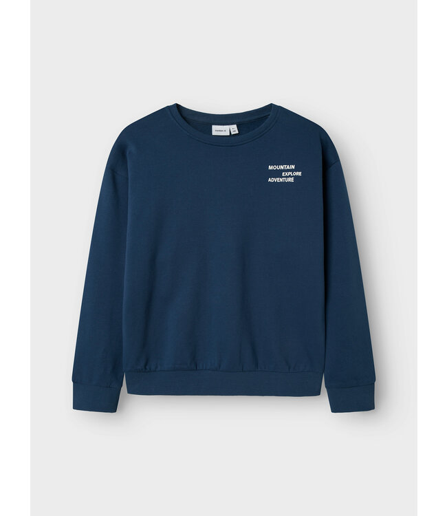 name it Sweater donkerblauw Mountain adventure Morville
