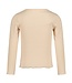 Jubel Longsleeve ecru rib shine bright bloemenhart