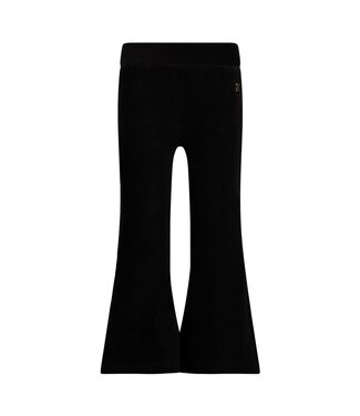 Jubel Flaired velours broek antraciet