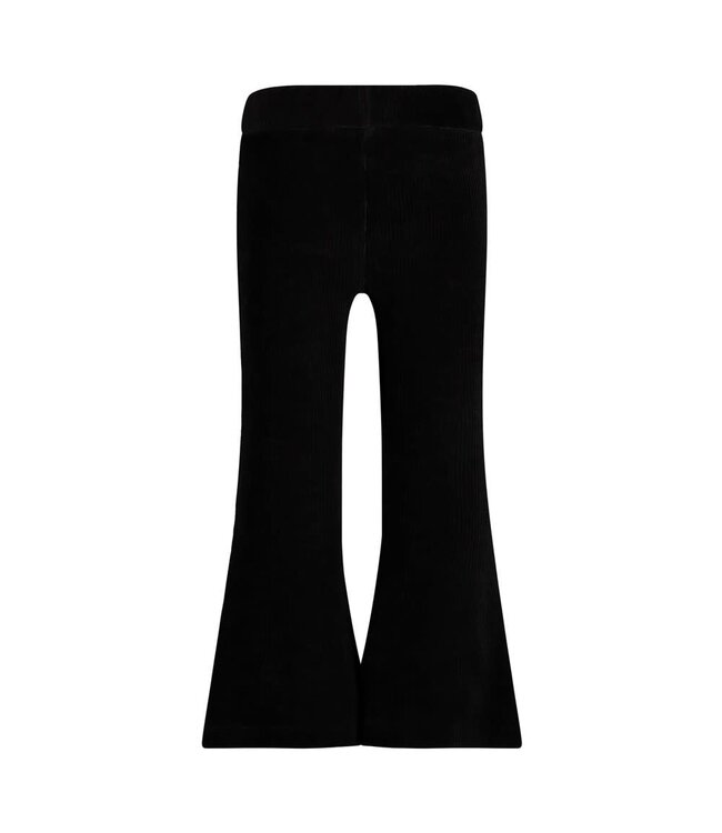 Jubel Flaired velours broek antraciet