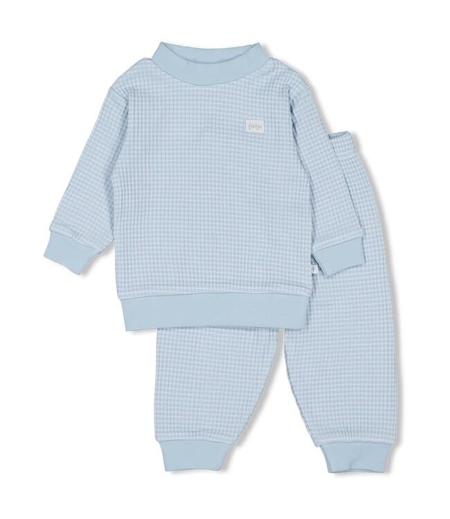 Feetje Wafelpyjama Lichtblauw
