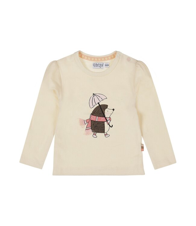 Dirkje Longsleeve herfst egel ecru