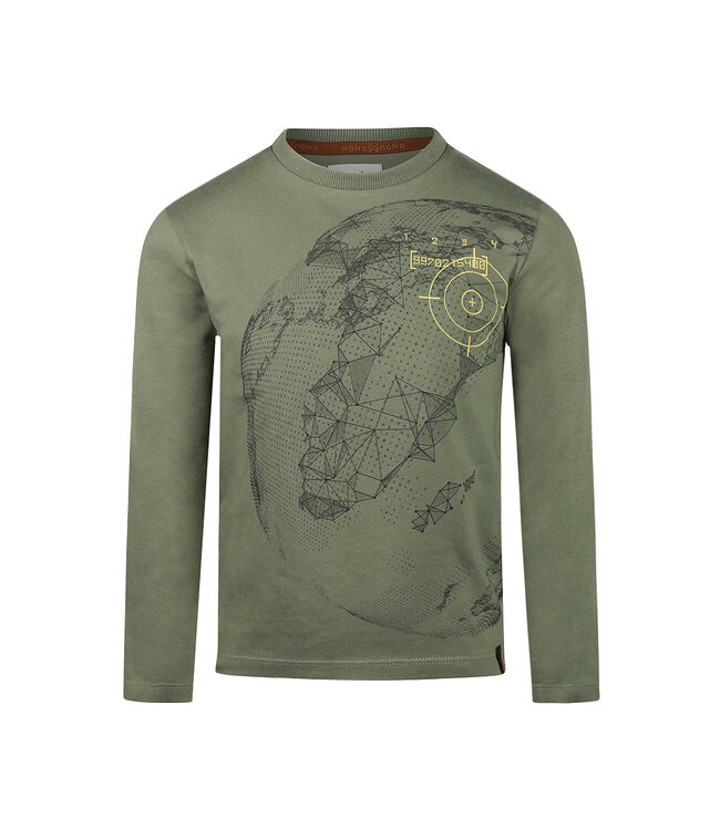 Koko Noko Longsleeve groen geometric world