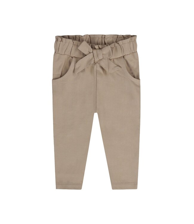 Dirkje Jog broek taupe met strik