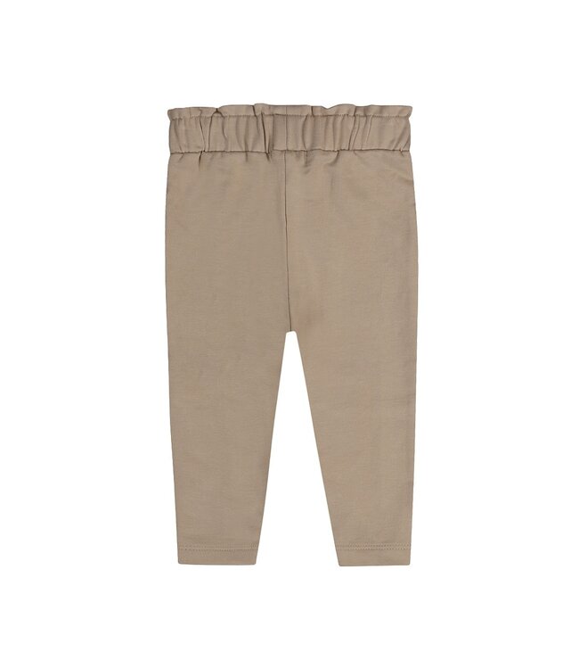 Dirkje Jog broek taupe met strik