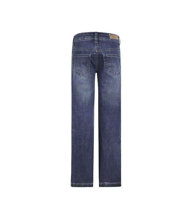 No Way Monday Wide leg jeans donkerblauw