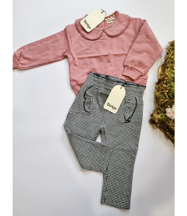 Dirkje Broek karro frilled girls