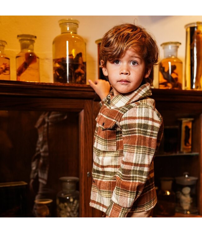 Koko Noko Jacket karro groen bruin