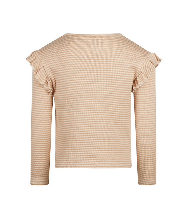 Koko Noko Longsleeve caramel gestreept Heleen