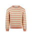 Koko Noko Sweater roze beige gestreept Fiona