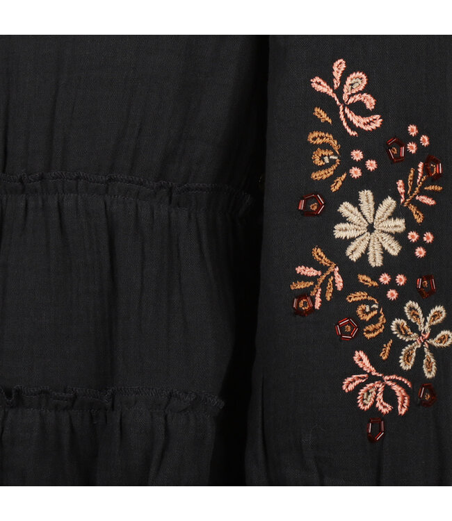 Koko Noko Jurk tetra zwart Esmee