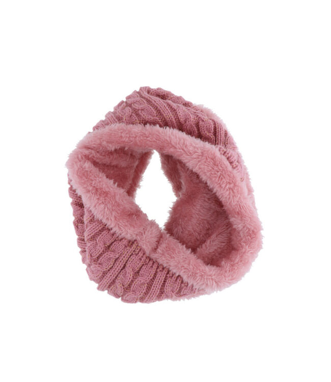 Access accessoires Colsjaal roze-goud geweven