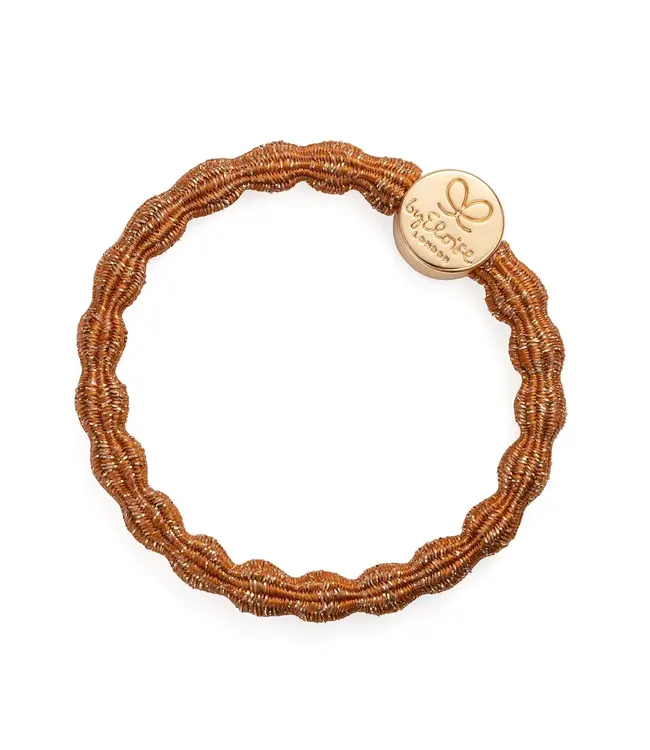 By Eloise Haar armband goud  amber brons