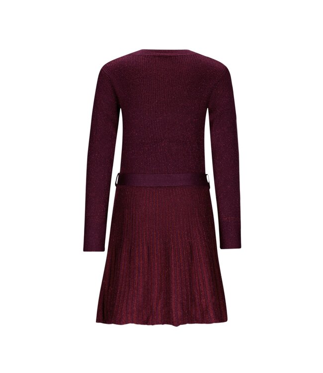 B-Nosy Kleedje bordeaux glitter Dorotha