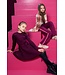 B-Nosy Kleedje bordeaux glitter Dorotha