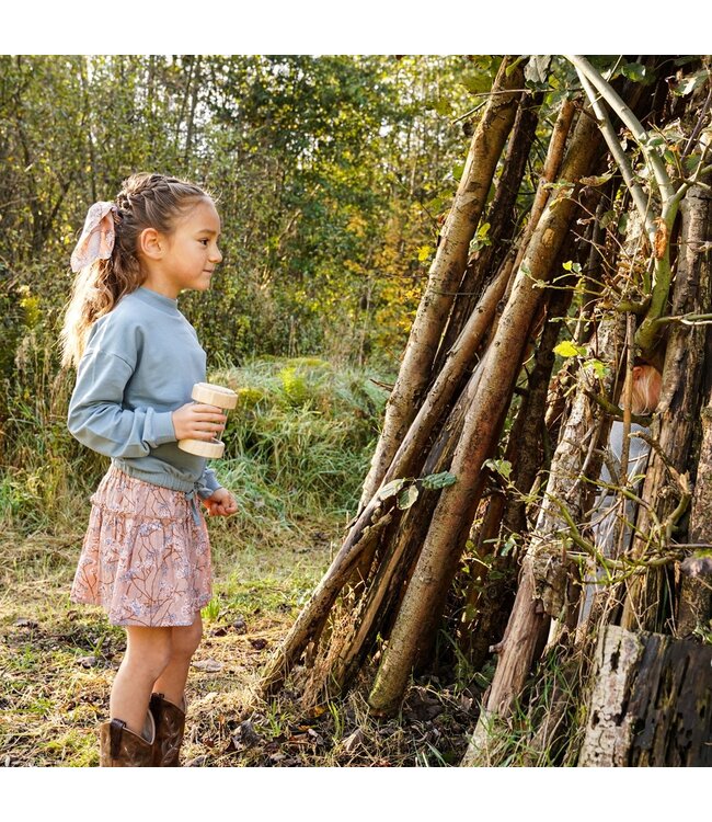 Koko Noko Skirt Lieze bruin-blauw
