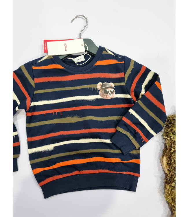 s.Oliver Trui gestreept Cool bear